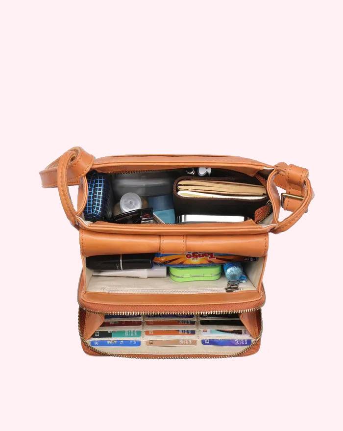 Last Day 49% OFF🔥Hot Sales🔥Multifunction Crossbody Leather Bag Buy 2 Get Free Shipping Today