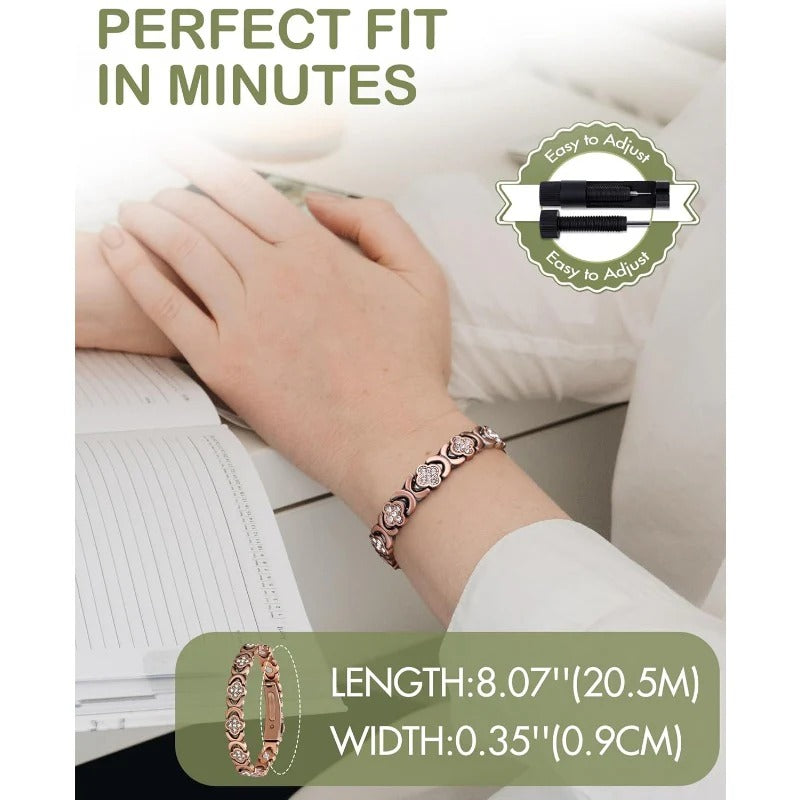 ✨Last Day 49% OFF✨AureParis Magnetic Bracelet - Natural Relief, Timeless Elegance