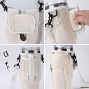 50Pack Carrier Bag for Stanley 40oz Tumbler with Adjustable Shoulder Strap