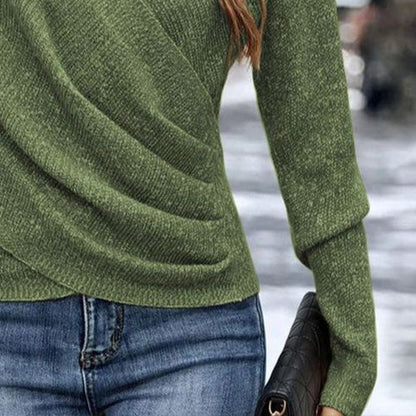 Aure Paris Plain V-Neck Sweater