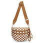 ✨Last Day 49% OFF✨Checkered Leather Bum & Crossbody Bag – RFID Protected-Buy 2 Get Free Shipping Today