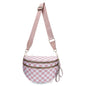 ✨Last Day 49% OFF✨Checkered Leather Bum & Crossbody Bag – RFID Protected-Buy 2 Get Free Shipping Today