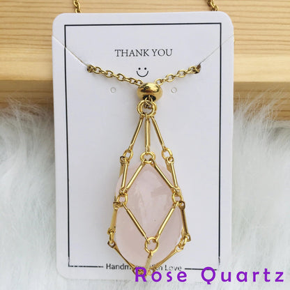2025 Crystal Stone Holder Necklace