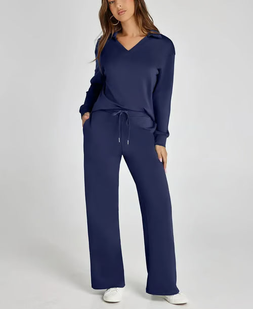 Travel Sets for Women 2 Piece Sets Outfits Casual Long Sleeve Sweatsuits