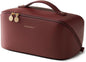 EACHY Travel Makeup Bag, Large Capacity Cosmetic Bag for Women, Waterproof PU Leather, Flat Open Portable Toiletry Bag for Skincare, Brushes & Travel Essentials