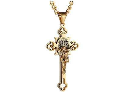 Protection Cross Power Pendant Necklace