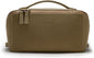 EACHY Travel Makeup Bag, Large Capacity Cosmetic Bag for Women, Waterproof PU Leather, Flat Open Portable Toiletry Bag for Skincare, Brushes & Travel Essentials