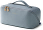 EACHY Travel Makeup Bag, Large Capacity Cosmetic Bag for Women, Waterproof PU Leather, Flat Open Portable Toiletry Bag for Skincare, Brushes & Travel Essentials