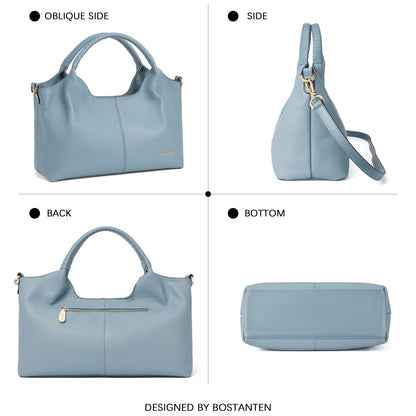 Nevin Genuine Leather Satchel Tote