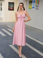 ✨Last Day 49% OFF✨Ruched Bust Split Thigh Cami Dress-Buy 2 Get Free Shipping Today