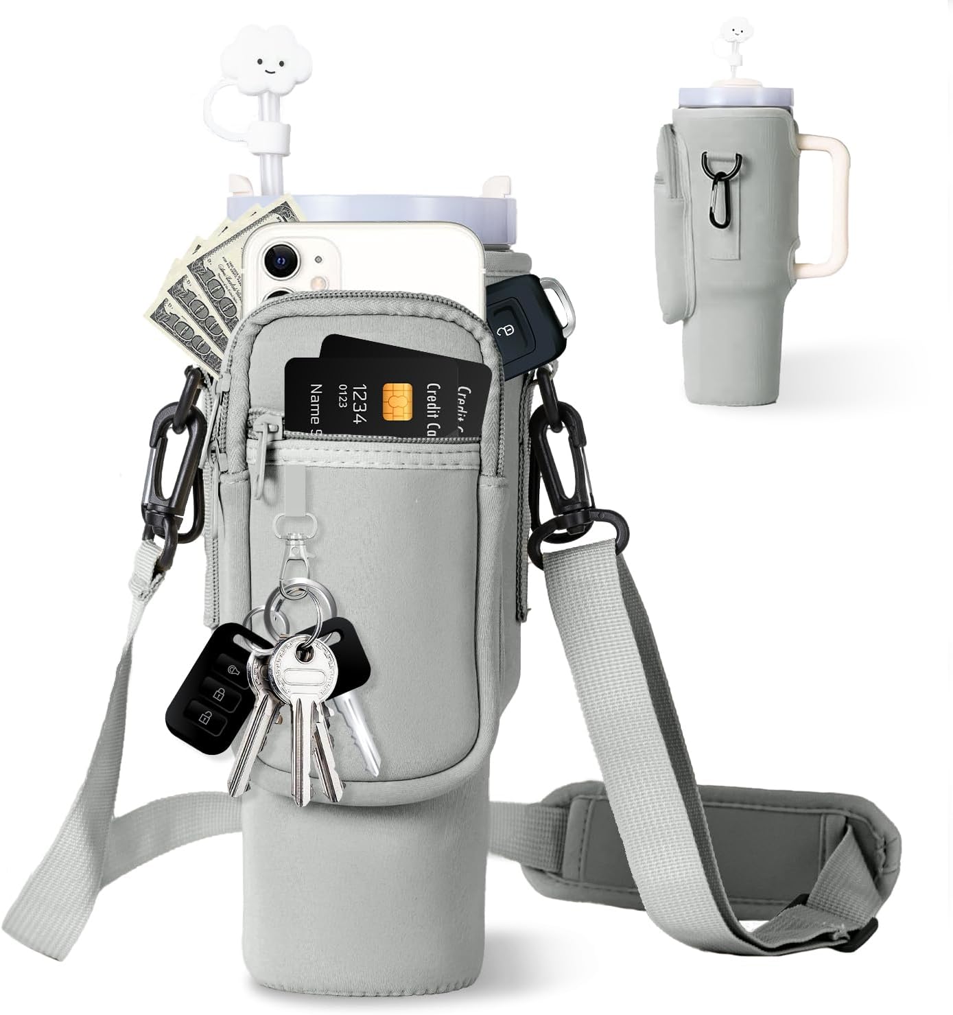 Orivele Water Bottle Carrier Bag for 40oz Tumbler