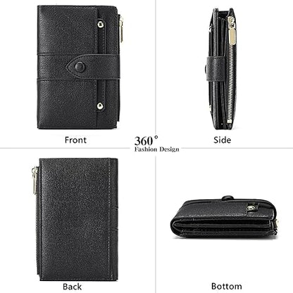 Women's Premium RFID Leather Bifold Wallet