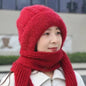 Winter Versatile integrated ear protection windproof cap scarf