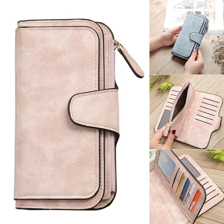 HOT SALE 49% OFF RETRO GLAMOROUS MULTIPLE SLOTS WOMEN WALLETS