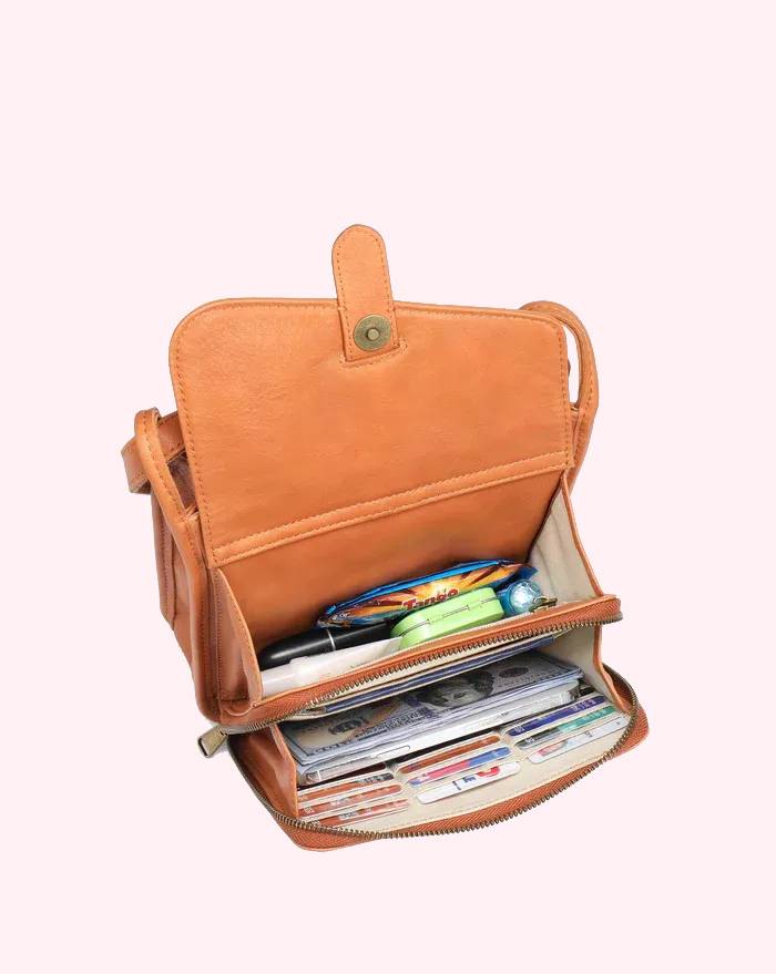 Last Day 49% OFF🔥Hot Sales🔥Multifunction Crossbody Leather Bag Buy 2 Get Free Shipping Today