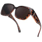 Trendy Oversized Fit Over Sunglasses with UV400 Protection