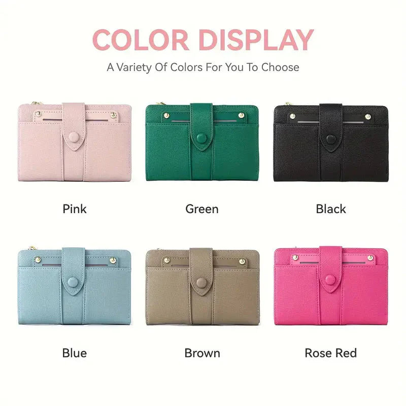 Women's Premium RFID Leather Bifold Wallet