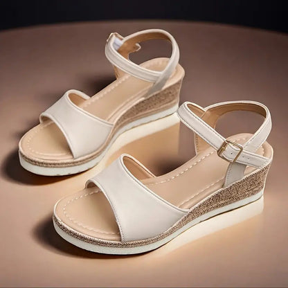 🔥Last Day 70% OFF -Women's Comfort Classic Wedge Bowtie Slide Sandals