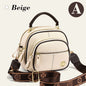 Multi-Pocket Crossbody Bag with Adjustable Wide Strap