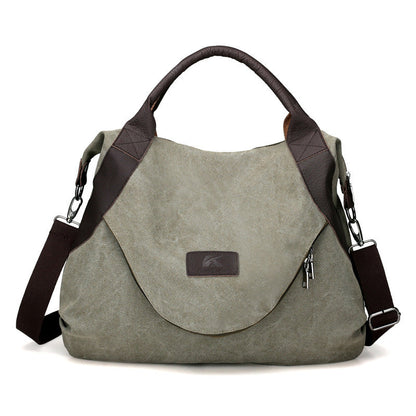 Large Casual Canvas Tote Shoulder Bag
