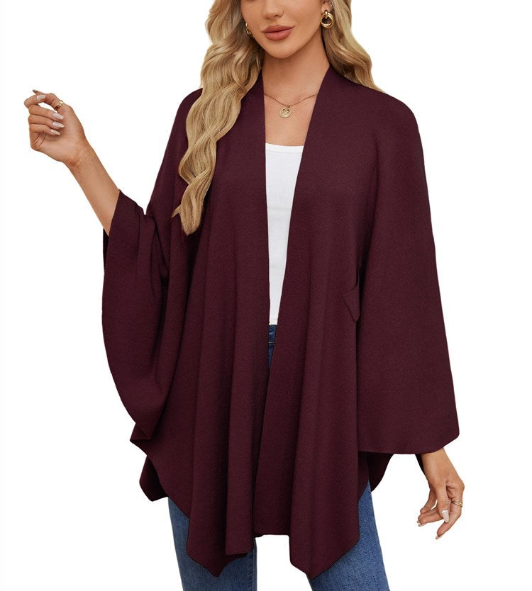 Women's Elegant Shawl Wraps Soft Open Front Poncho Sweater(Buy 2 Free Shipping)