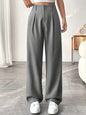 High Waist Wide-Leg Versatile Casual Suit Pants