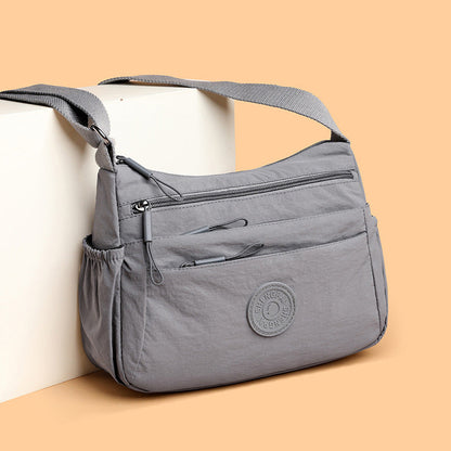 Multi-Compartment Lightweight Crossbody Bag for Women