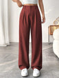 High Waist Wide-Leg Versatile Casual Suit Pants