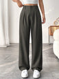 High Waist Wide-Leg Versatile Casual Suit Pants