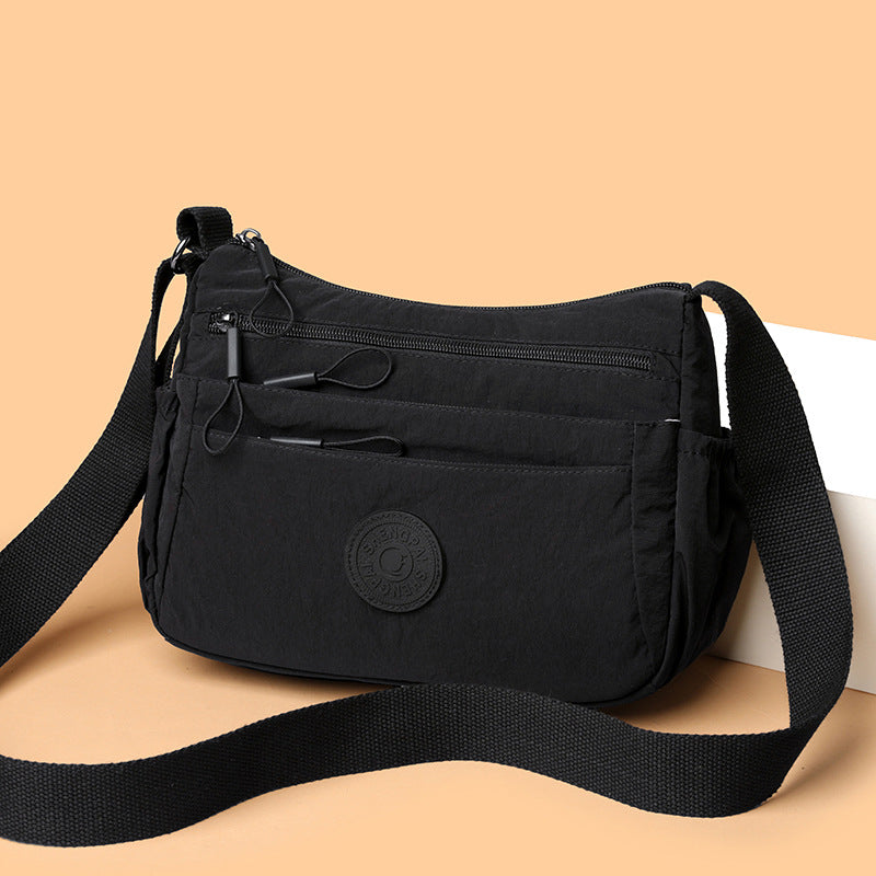 Multi-Compartment Lightweight Crossbody Bag for Women