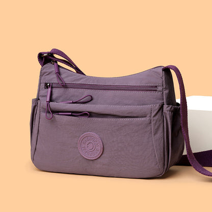 Multi-Compartment Lightweight Crossbody Bag for Women