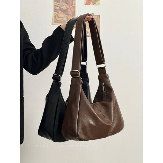 ✨Last Day 49% OFF✨New Maillard Retro Crossbody Bag – Soft Leather Versatile Shoulder Bag-Buy 2 Get Free Shipping Today