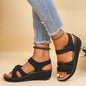 Women's wedge straps Open Toe Walking Shoes