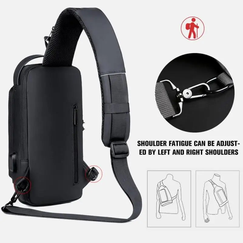 Anti-Theft Waterproof Crossbody Bag