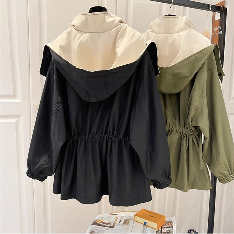 Elegant All-Weather Windbreaker Jacket