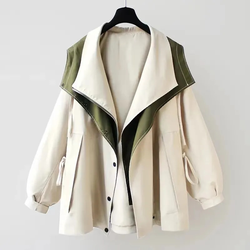 Elegant All-Weather Windbreaker Jacket