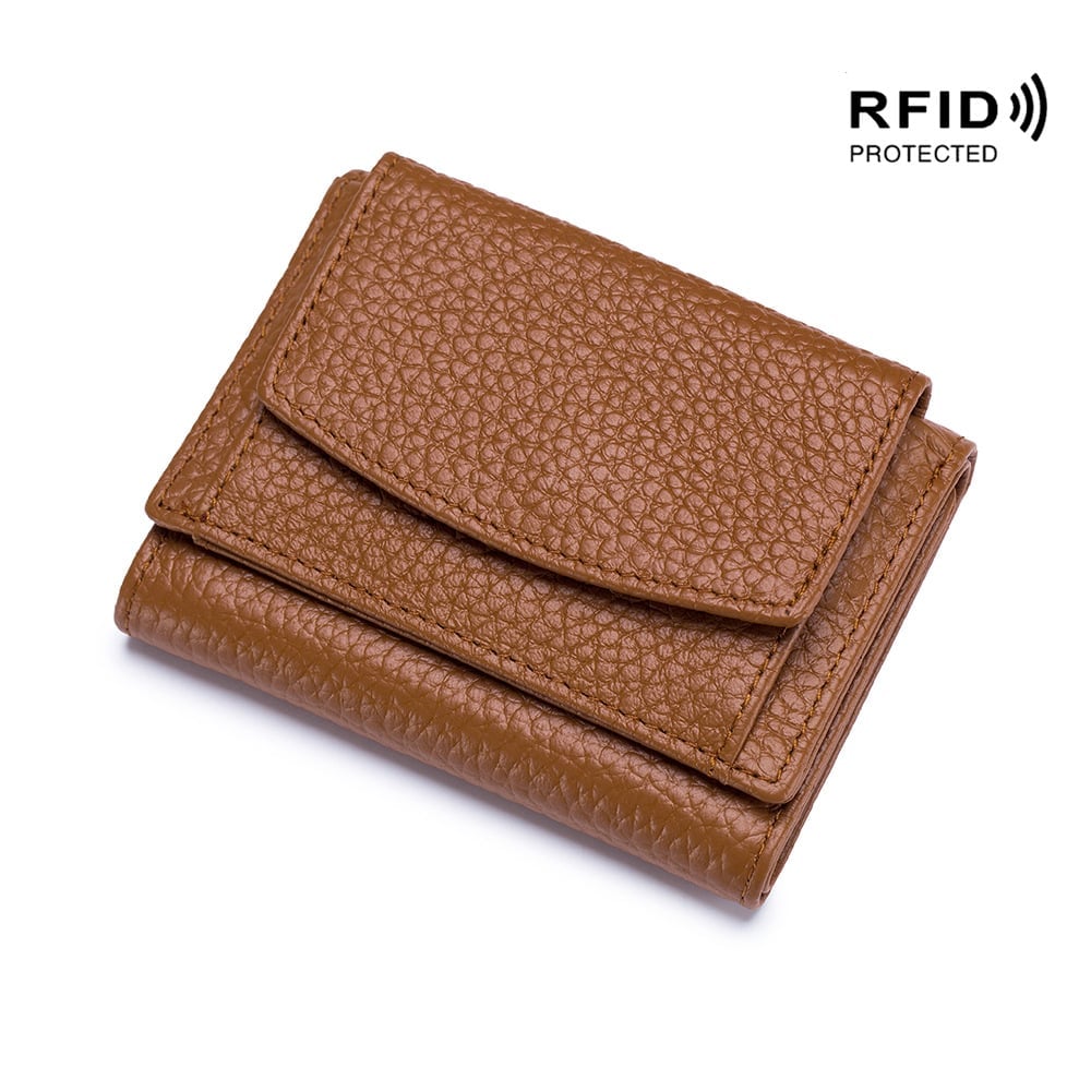 ✨Last Day 49% OFF✨New Genuine Leather RFID Blocking Card Holder Organizer Pocket Mini Wallet Buy 2 Get Free Shipping Today