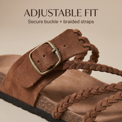 Hayleigh Braided Cork Sandals – Your Feet Called. They Want These.