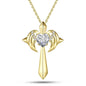 Angel Wings Cross Necklace Gift