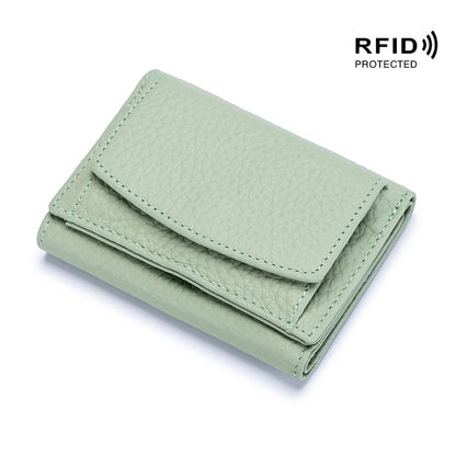 ✨Last Day 49% OFF✨New Genuine Leather RFID Blocking Card Holder Organizer Pocket Mini Wallet Buy 2 Get Free Shipping Today