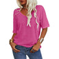 ✨Last Day 49% OFF✨Women's Solid Color V-Neck T-shirt Quick Ship Buy 2 Get Free Shipping Today