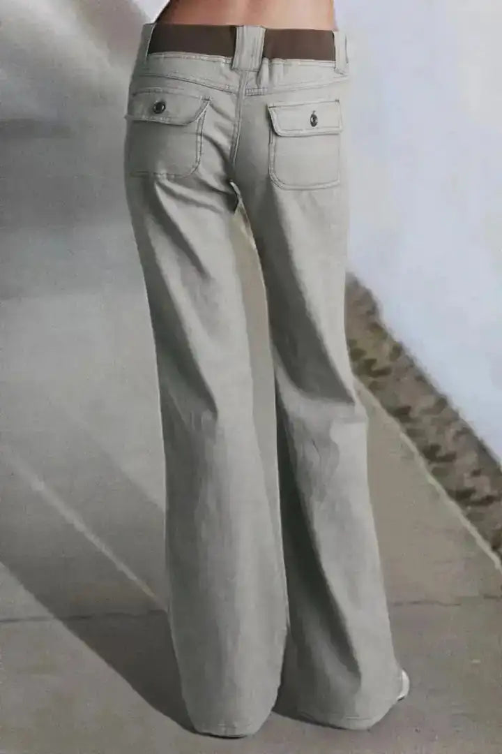 RAW HEM RIPPED PANTS