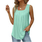 Womens Cute Loose Tank Top Casual Summer Sleeveless U Neck