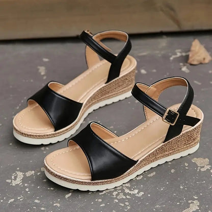 🔥Last Day 70% OFF -Women's Comfort Classic Wedge Bowtie Slide Sandals