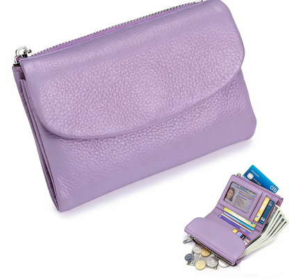 Last Day 49% OFF Pebble Leather Wallet Buy 2 Get Free Shipping Today