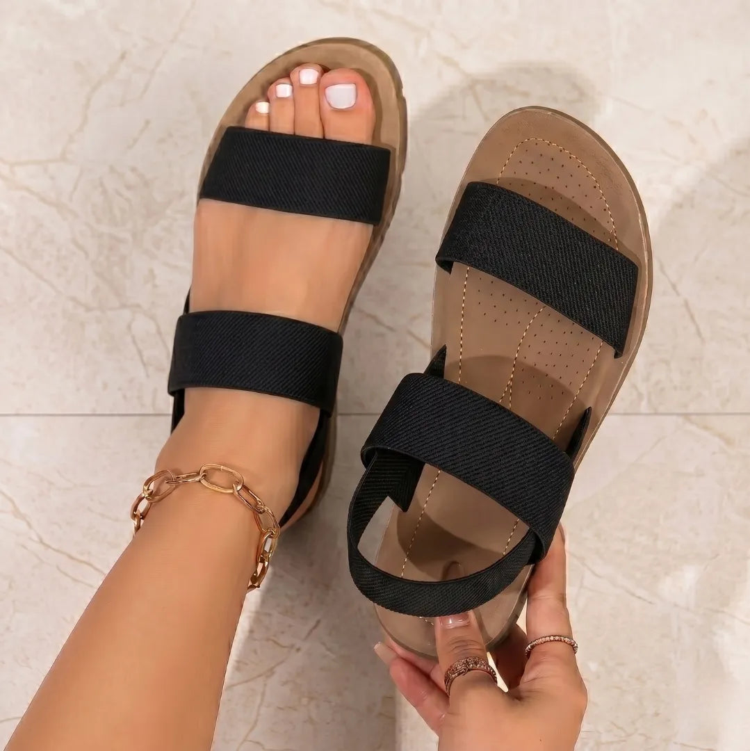 Lightweight Stretch Comfort Sandals for Wide Feet
