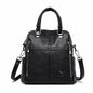 High Quality PU Leather Backpack Women Shoulder Bags Multifunction Travel Backpack