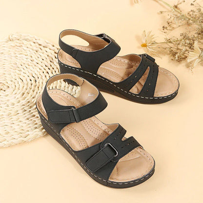 Women's wedge straps Open Toe Walking Shoes
