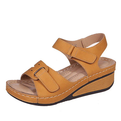 Women's wedge straps Open Toe Walking Shoes