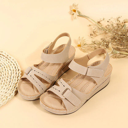Women's wedge straps Open Toe Walking Shoes